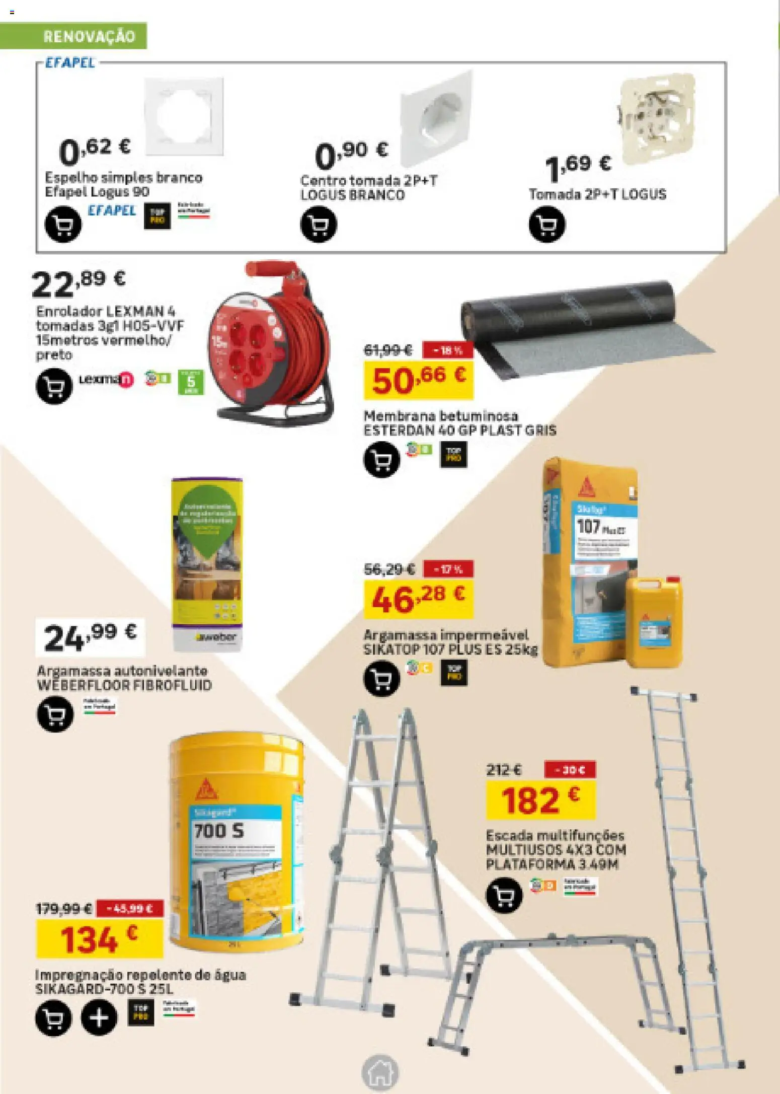 Leroy Merlin Catálogo Madeira │ válido de 23/07/2026 | Página: 24 | Produtos: Agua, Escada, Repelente, Espelho