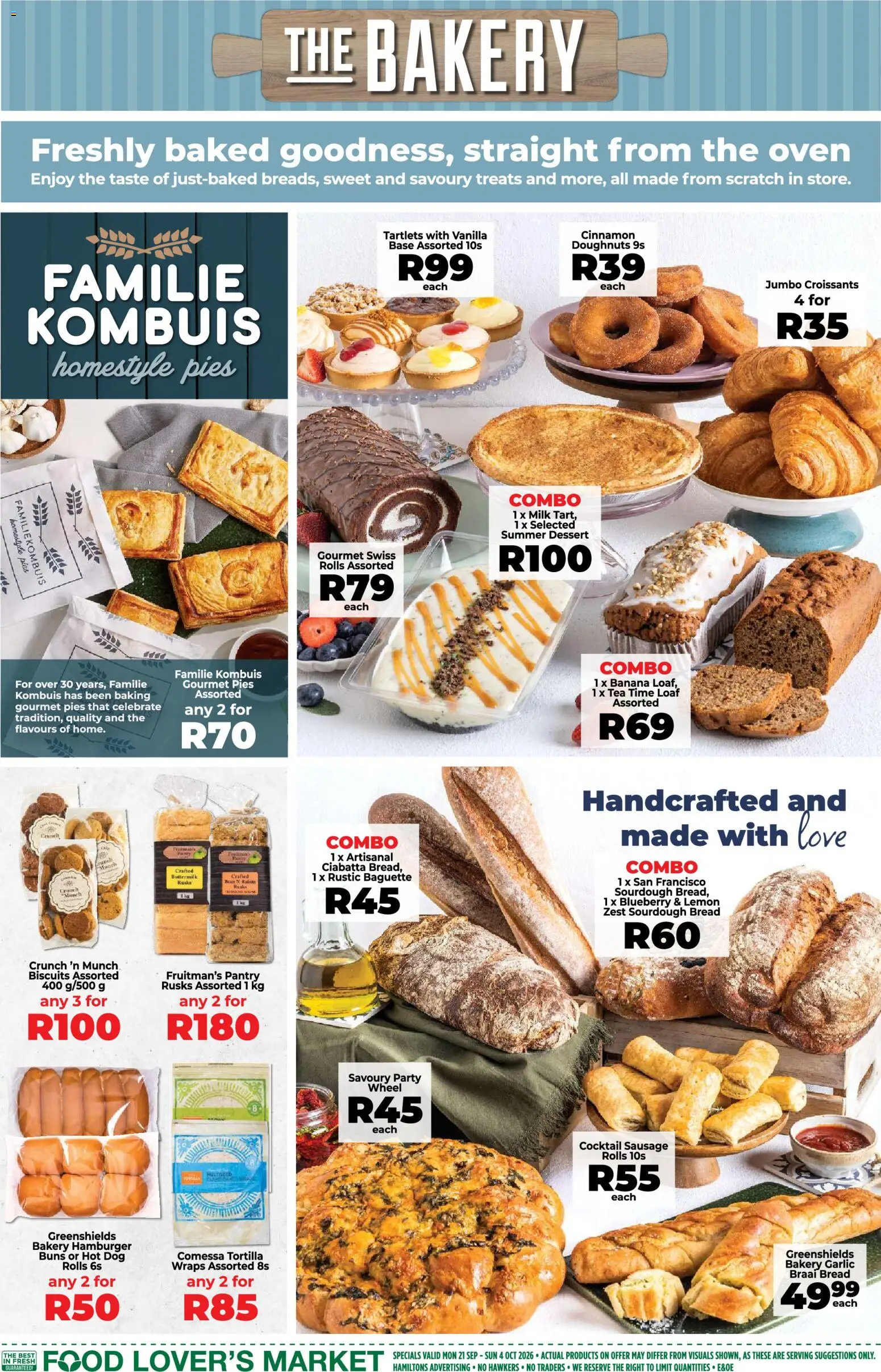 New Food Lover's Market catalogue – valid from 21/09/2026 | Page: 5 | Products: Vanilla, Bakery, Bread, Lemon