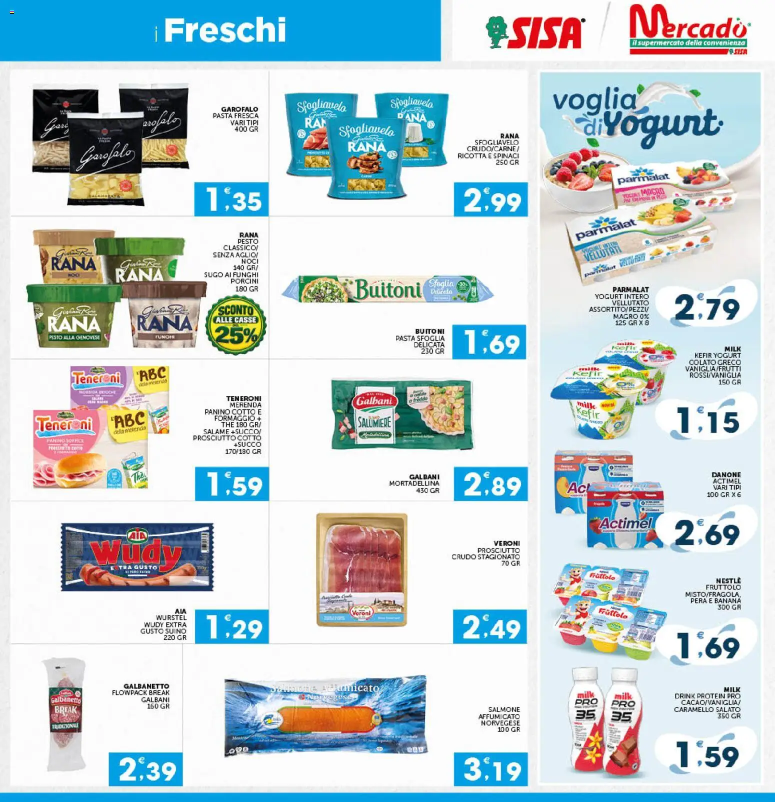 Volantino SISA del 29/10/2026 | Pagina: 11 | Prodotti: Succo, Suino, Wurstel, Spinaci