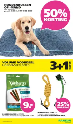 Ranzijn folder - Voorbeeld van een folder van Ranzijn, geldig van 26-07-2026 | Pagina: 9 | Producten: Hondenspeelgoed, Mand