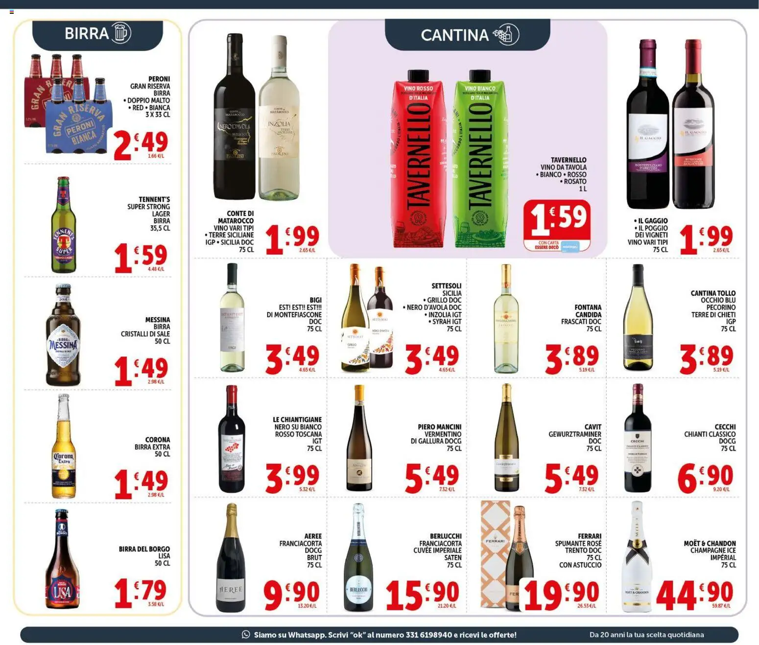 Volantino Decò del 29.05.2026 | Pagina: 17 | Prodotti: Birra, Sale, Birra messina, Pecorino