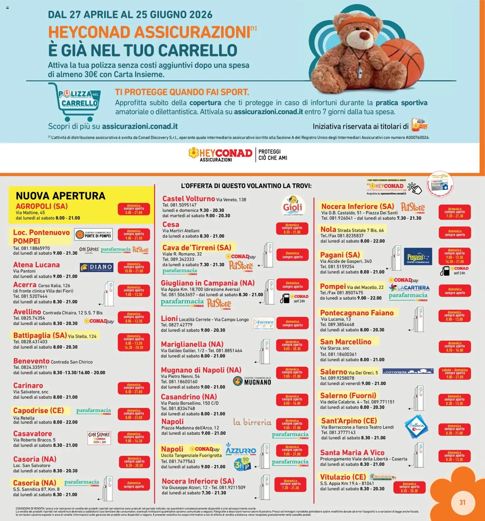 Volantino Conad del 06.05.2026 | Pagina: 31 | Prodotti: Tè, Carrello