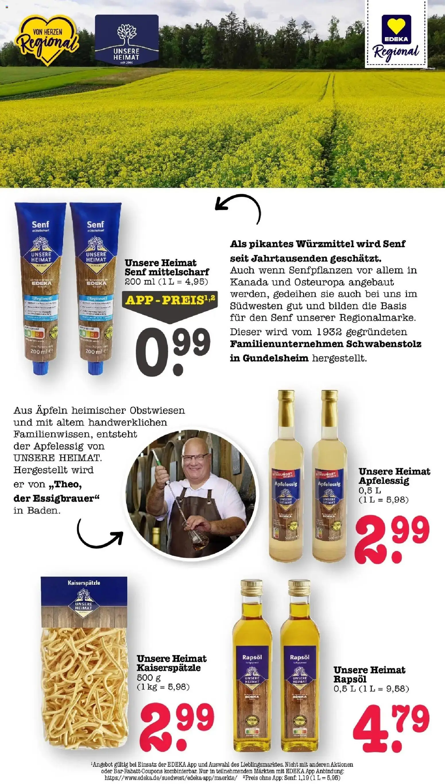 Edeka prospekt Bühlertal – gültig ab 22.06.2026 | Seite: 41 | Produkte: Rapsöl