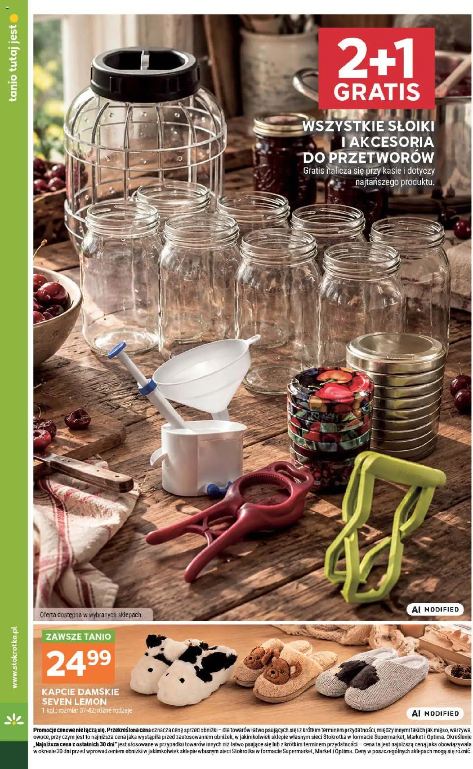 Stokrotka gazetka - Market od 10.09.2026 | Strona: 26 | Produkty: Kapcie, Stokrotka, Warzywa