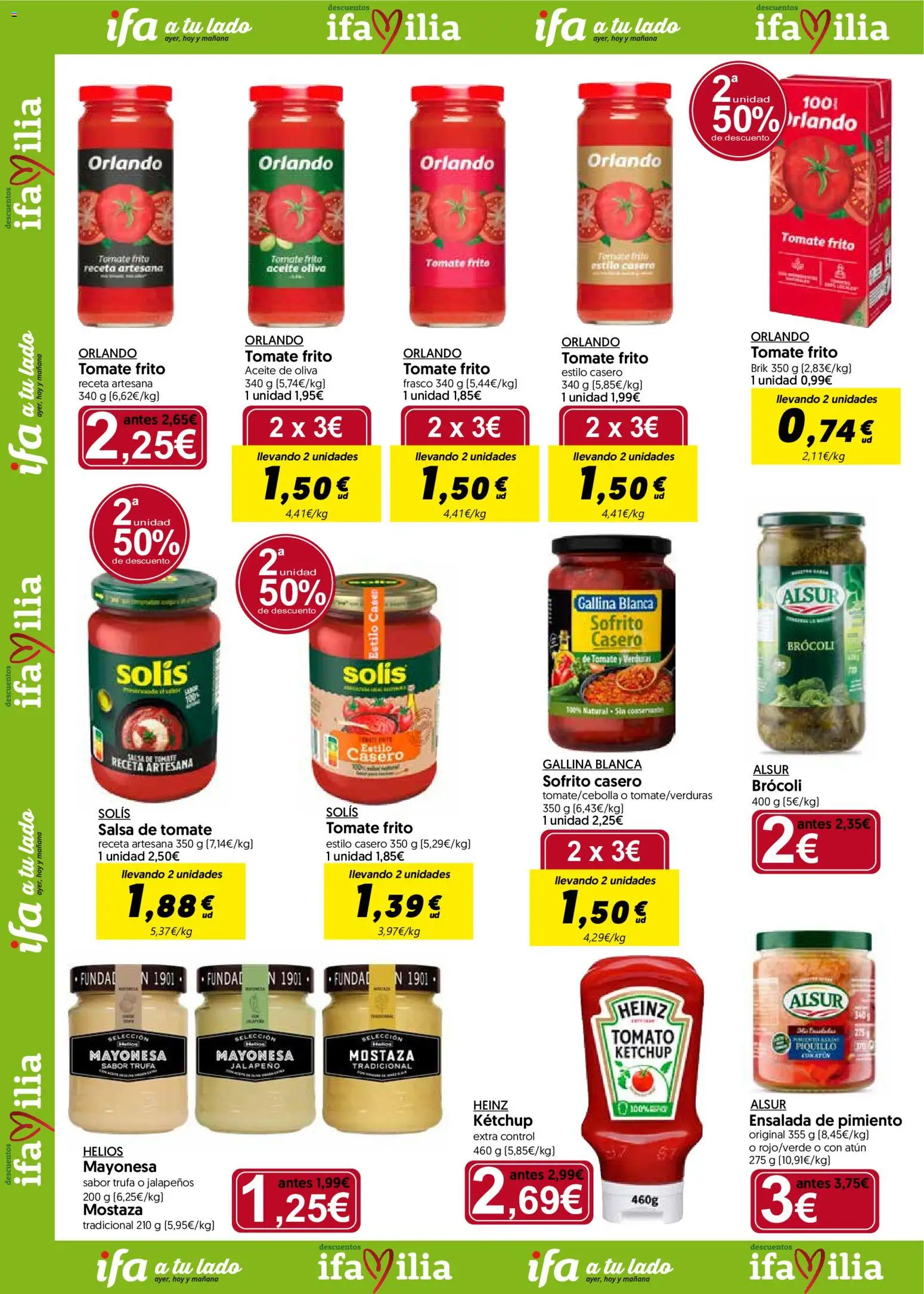 Hiper Usera folleto │ válido desde el 13/07/2026 | Página: 2 | Productos: Aceite, Salsa de tomate, Ensalada, Οθόνη προβολής