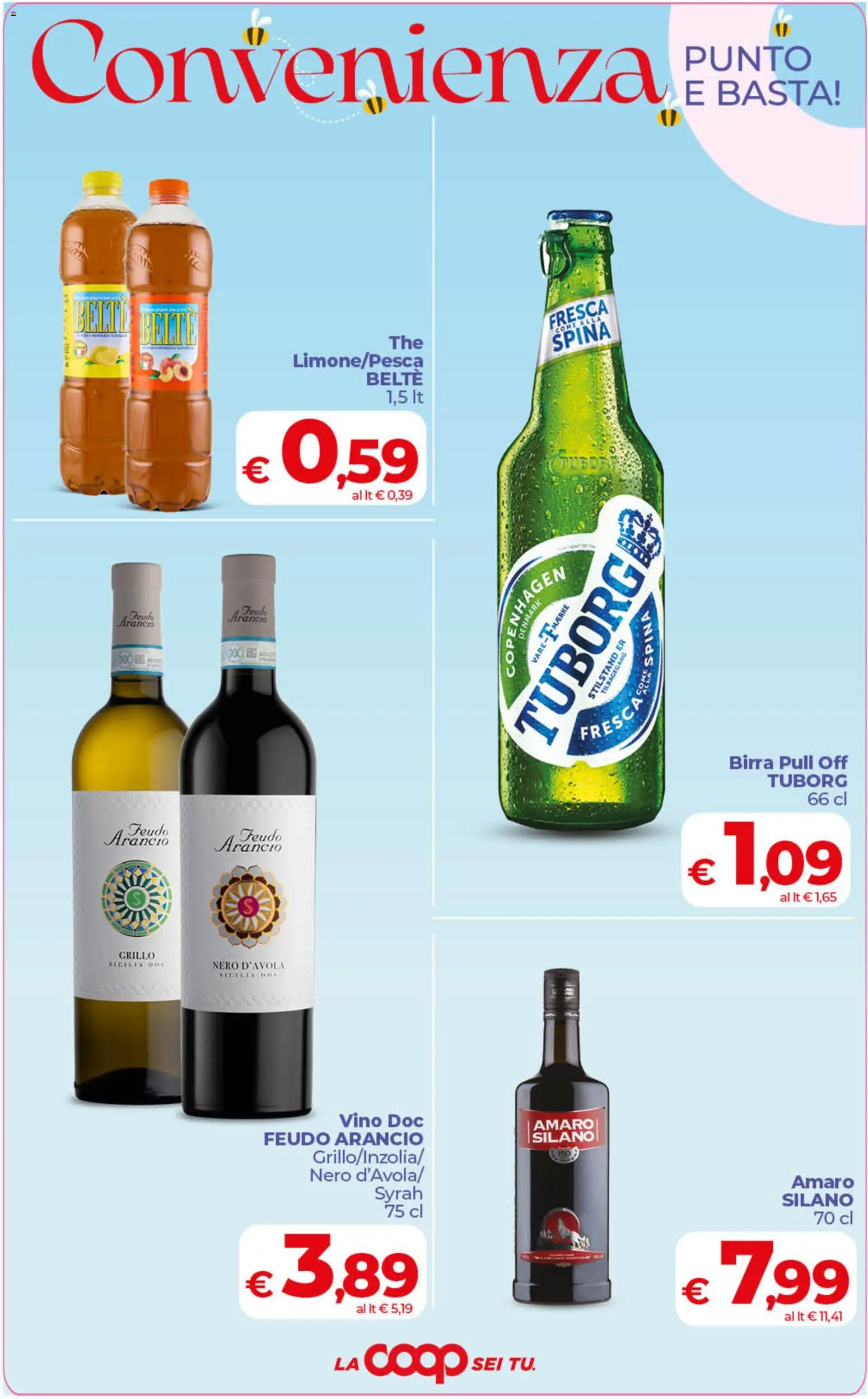 Volantino COOP del 29.05.2026 | Pagina: 4 | Prodotti: Birra, Vino, Amaro