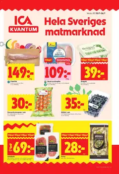 ICA Kvantum erbjudanden - Förhandsvisning av reklamblad från butik ICA Kvantum aktuell från 20/07/2026