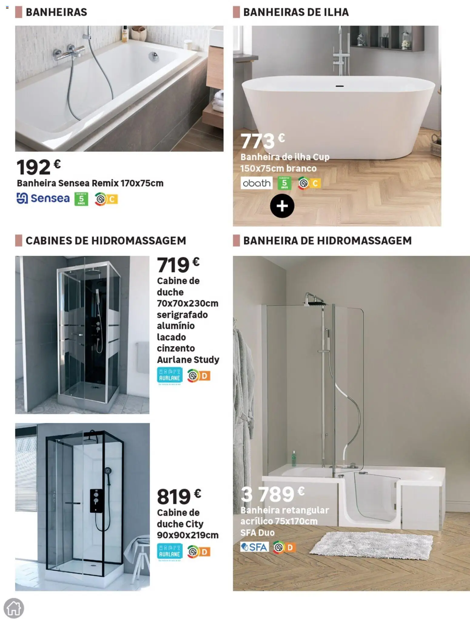 Leroy Merlin Catálogo Casas de Banho │ válido de 28.05.2026 | Página: 67 | Produtos: Banheira de hidromassagem