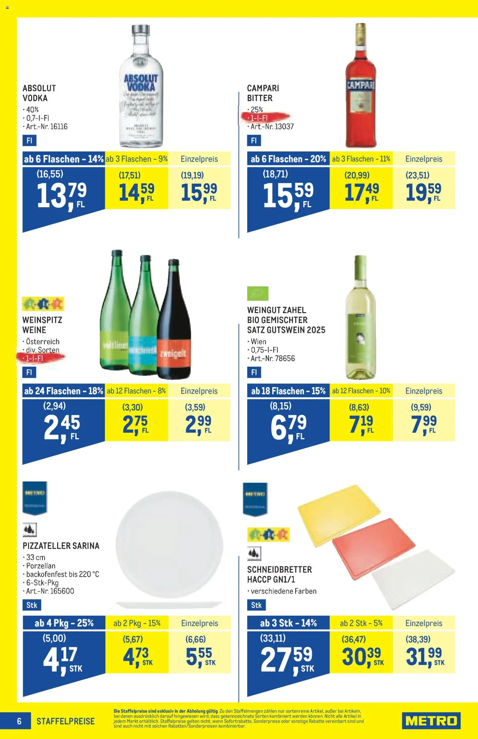 Metro angebote Profi gültig ab 03.09.2026 | Seite: 6 | Produkte: Campari