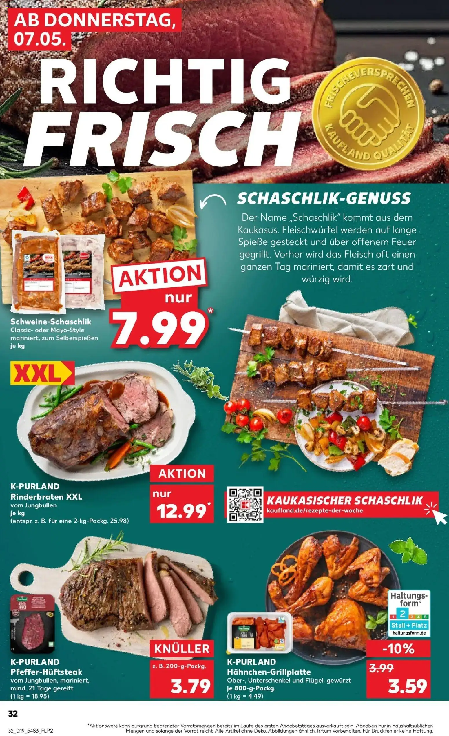 Prospekt Kaufland ab 04.05.2026 » Angebote Online zum Blättern | Seite: 37 | Produkte: Grill, Spieße, Steak, Fleisch