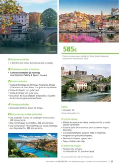 Vista previa Viajes El Corte Inglés Rutas Culturales Cantabria válido desde el 01.05.2026 | Página: 17 | Productos: Peso, Braga