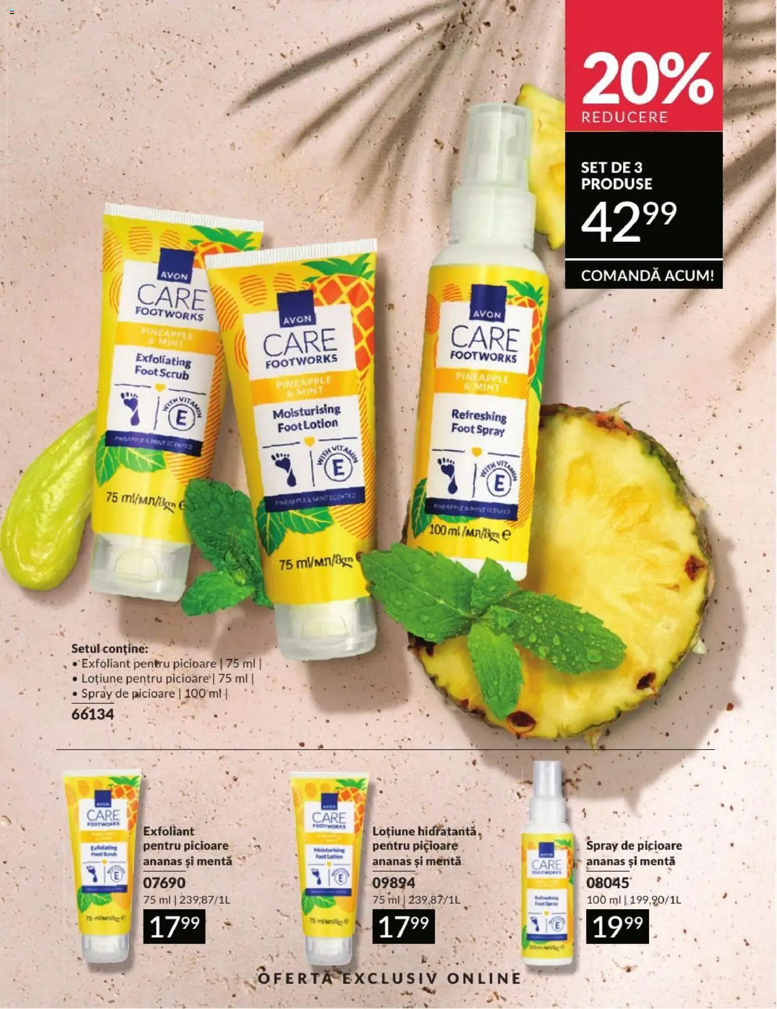 Noul catalog Avon – valabil de la 01.09.2026 | Pagină: 217 | Produse: Exfoliant, Menta, Scrub, Ananas