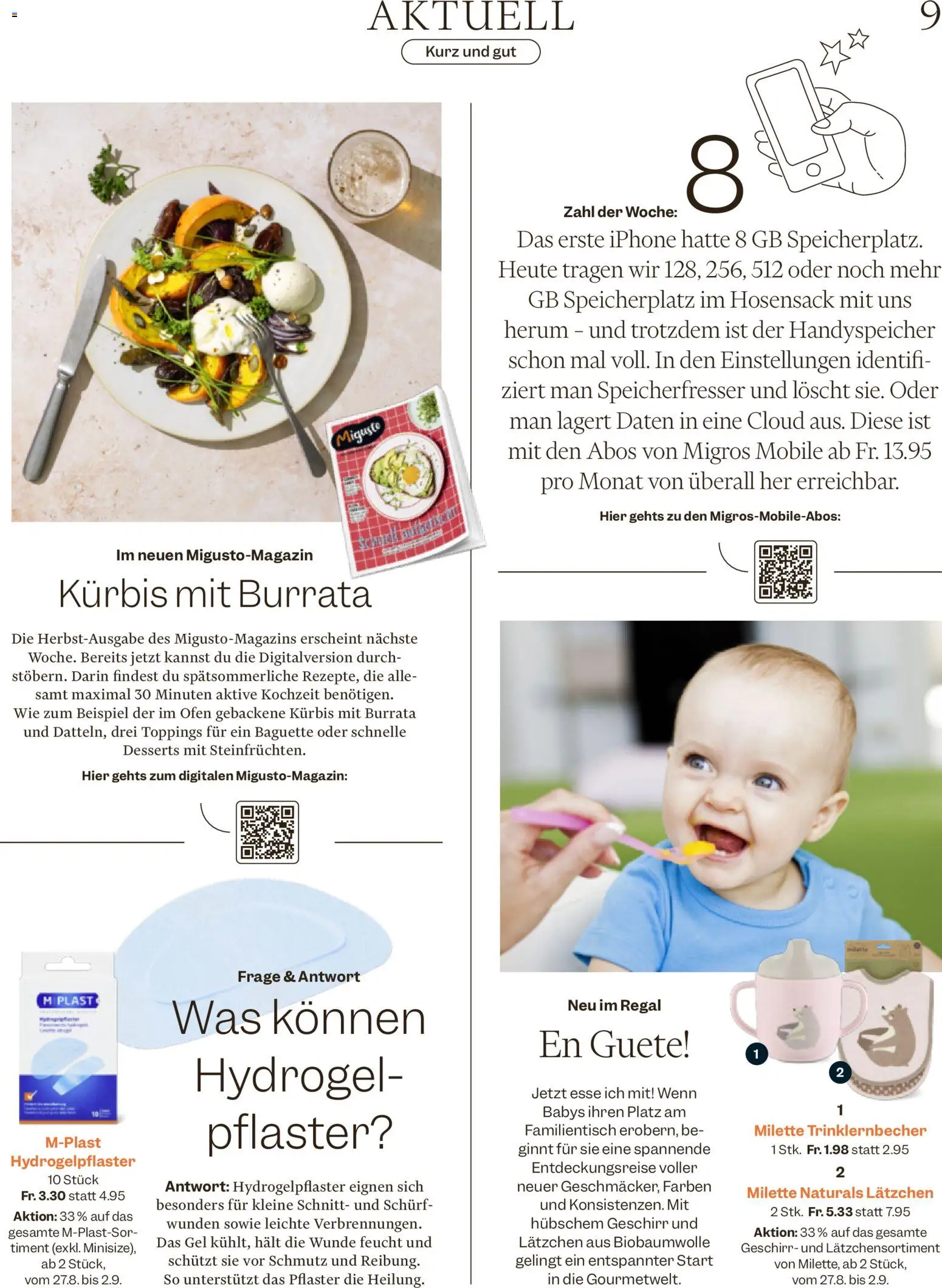 Migros aktionen Magazin – gültig ab 26.08.2026 | Seite: 9
