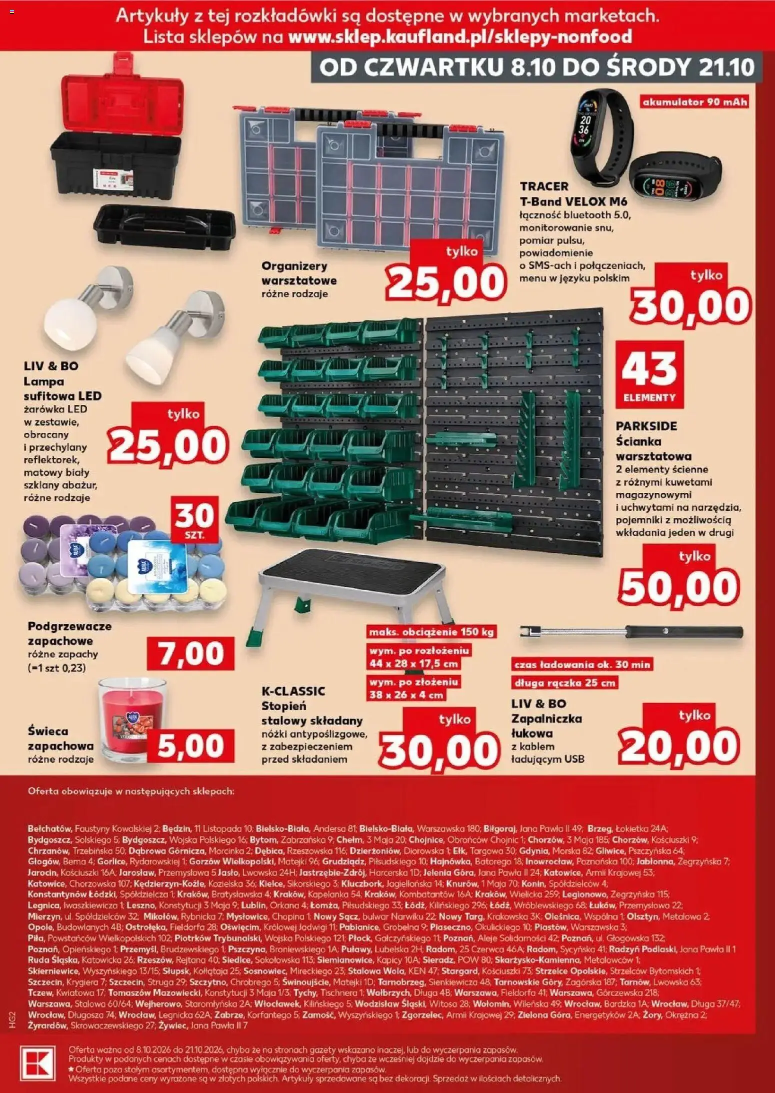 Kaufland gazetka - Złap Okazje od 08.10.2026 - od jutra PDF | Strona: 17 | Produkty: USB, Świeca, Gazety, Lampa