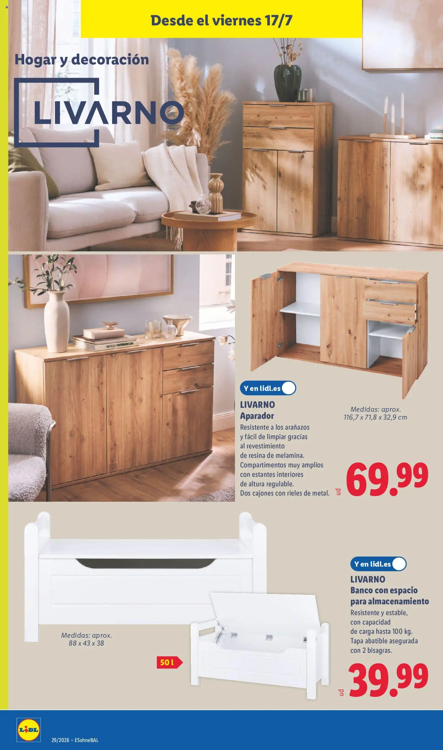 Lidl folleto de bazar │ válido desde el 13/07/2026 | Página: 22