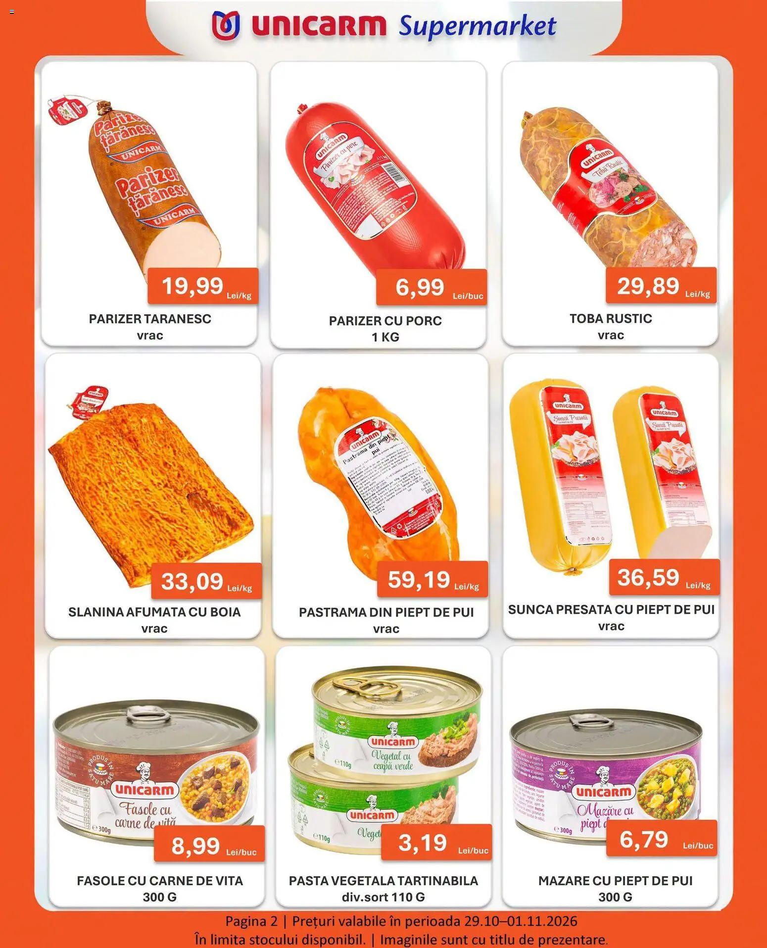 Noul catalog Unicarm – valabil de la 29.10.2026 | Pagină: 2