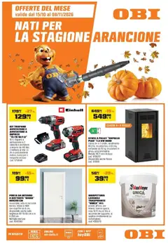 Anteprima del volantino OBI volantino attuale valido a partire dal 15/10/2026