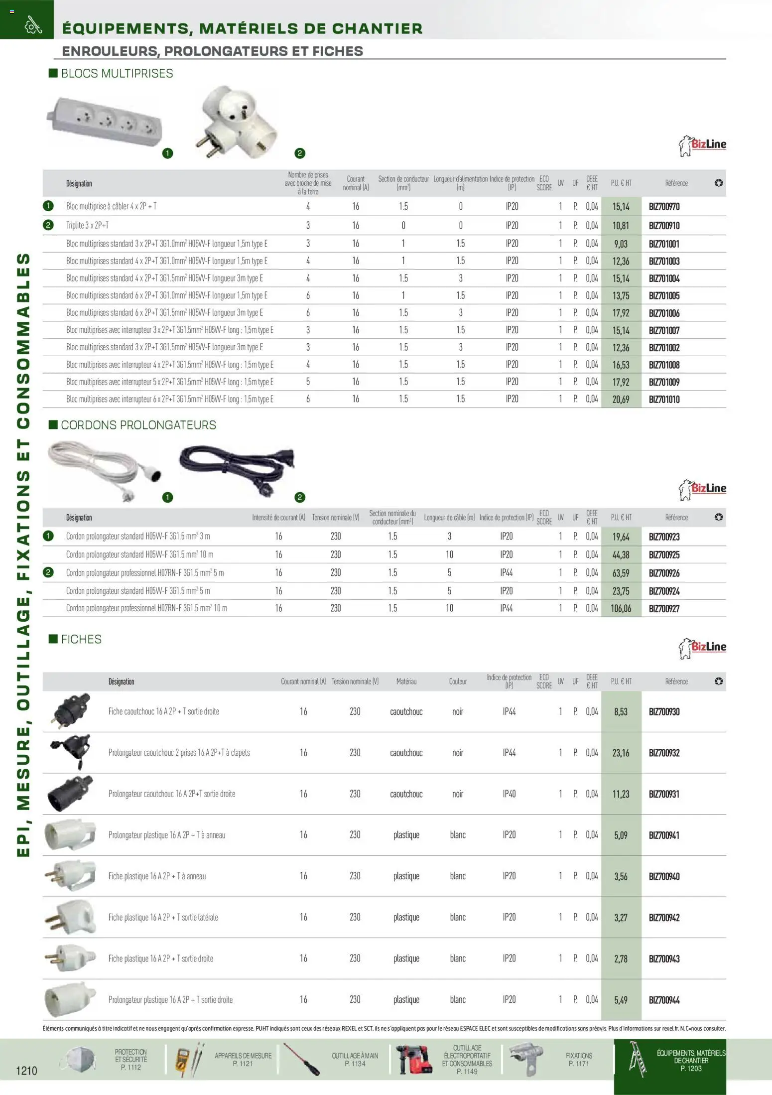 {H1} | Page: 101 | Produits: Câble, Interrupteur, Prises