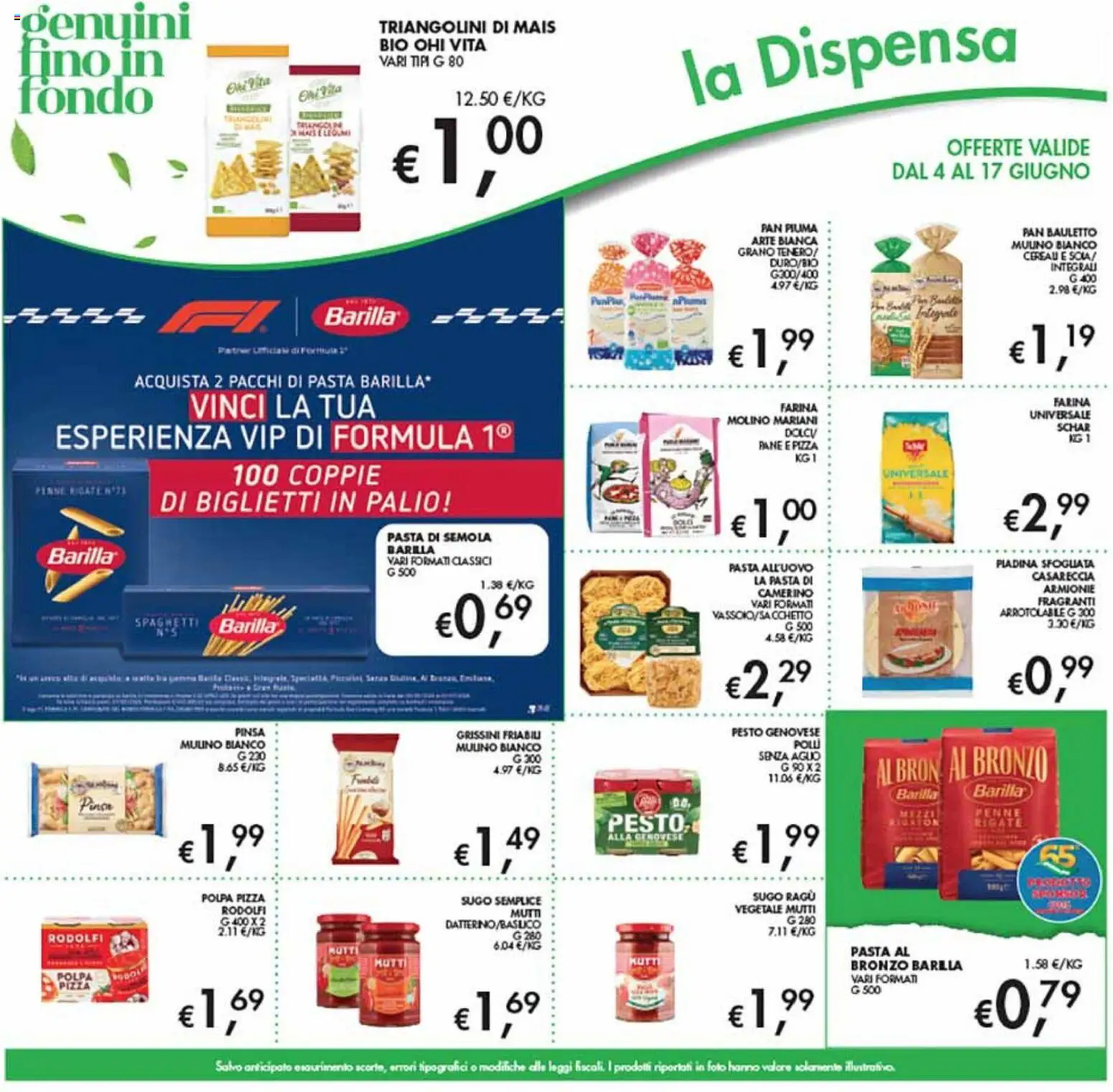 Volantino Coal del 04.06.2026 | Pagina: 19 | Prodotti: Pizza, Pasta, Pesto, Mutti
