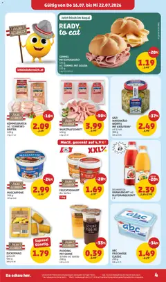 Penny Markt Eröffnung in 3550 Langenlois ab 16.07.2026 gültig | Seite: 4 | Produkte: Sahne, Regal