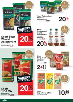 Sligro folder - Voorbeeld van een folder van Sligro, geldig van 03/09/2026 | Pagina: 14 | Producten: Fles, Bouillon, Poeder, Crème