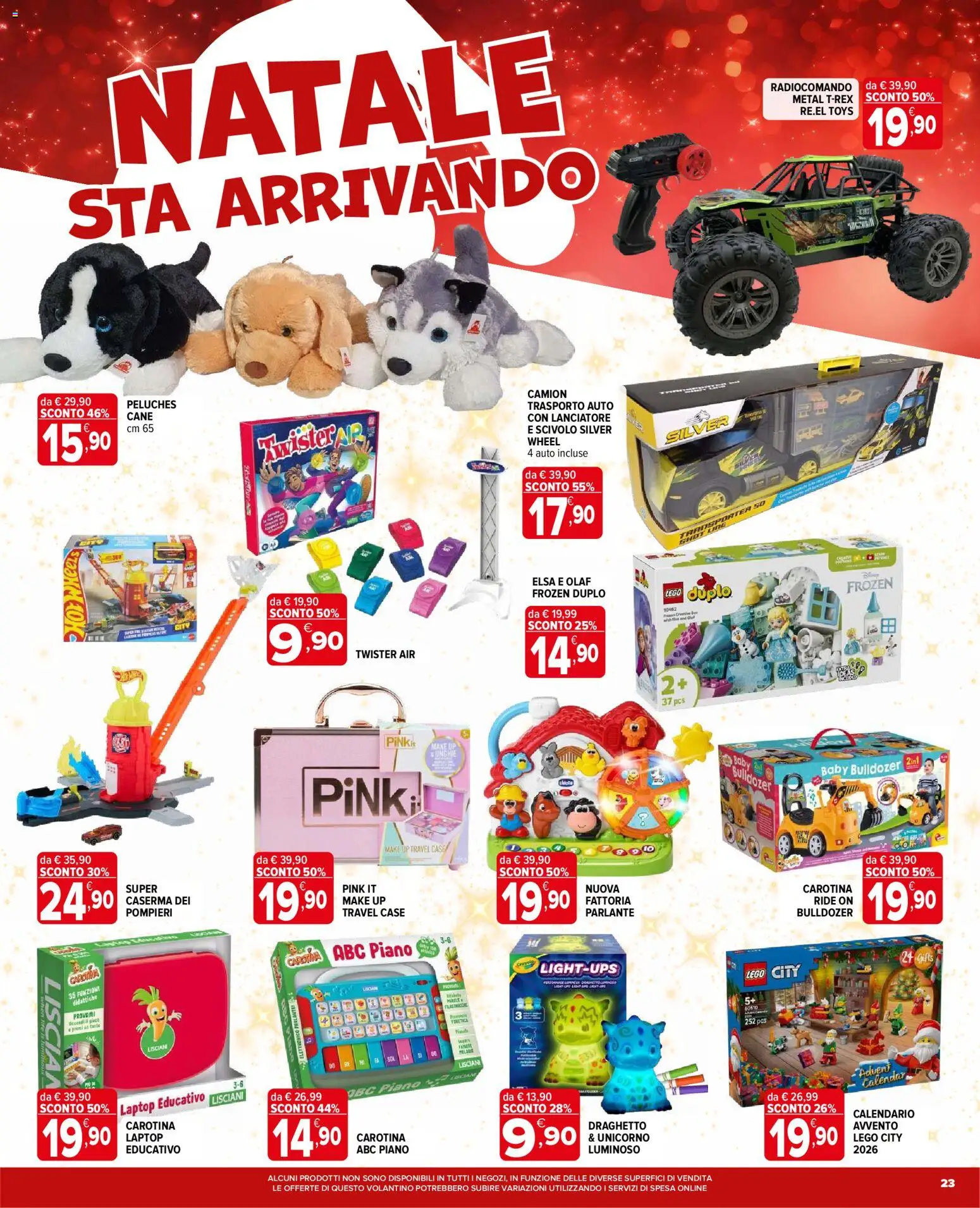 Volantino Iperal del 14/10/2026 | Pagina: 23 | Prodotti: LEGO DUPLO, Laptop, Scivolo, LEGO