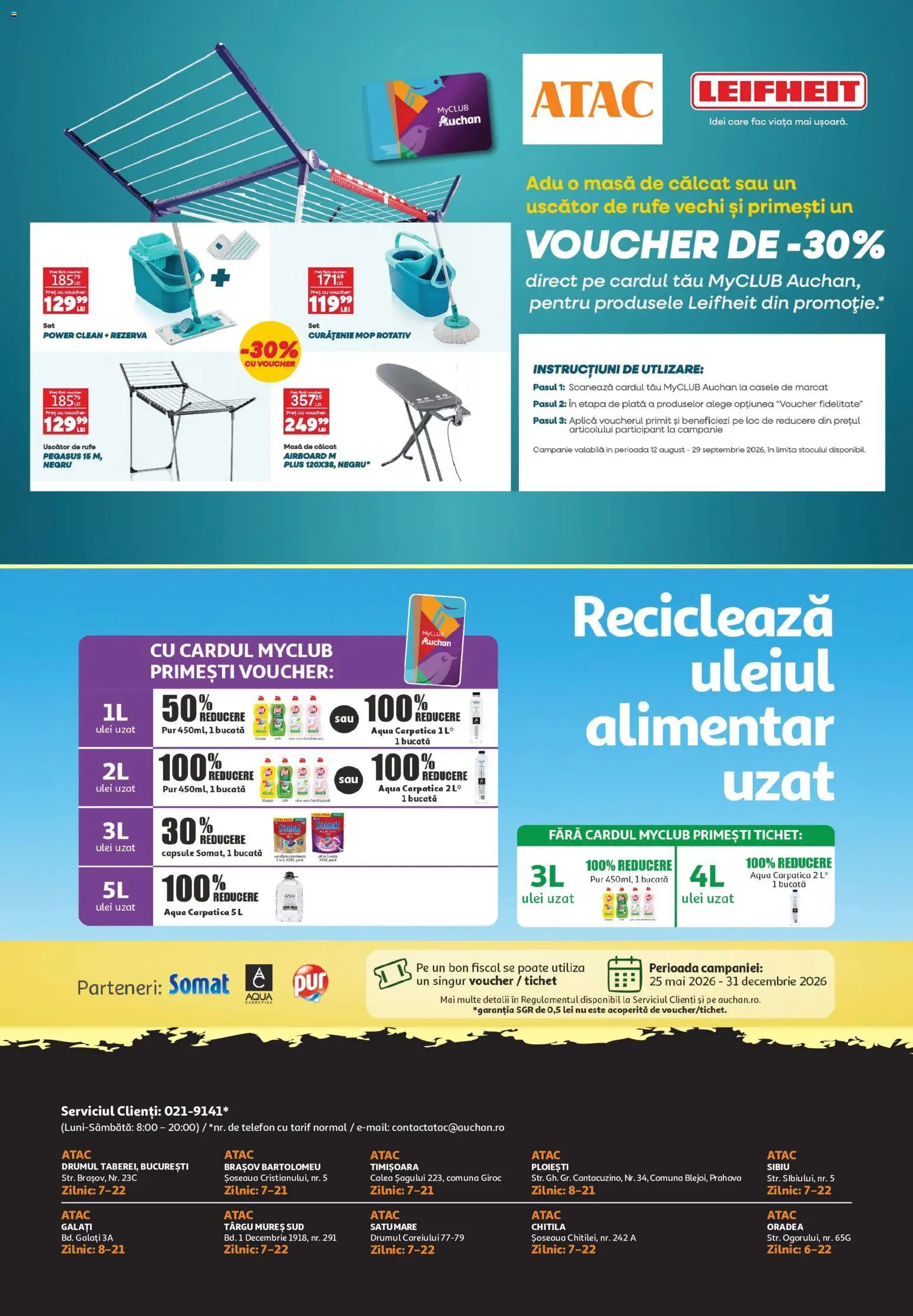 Noul catalog ATAC – valabil de la 01.09.2026 | Pagină: 8 | Produse: Telefon, Clean, Mop, Ulei