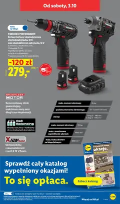 Pogląd oferty "Lidl gazetka" - ważna od 01.10.2026 | Strona: 45 | Produkty: Ładowarka, Torba