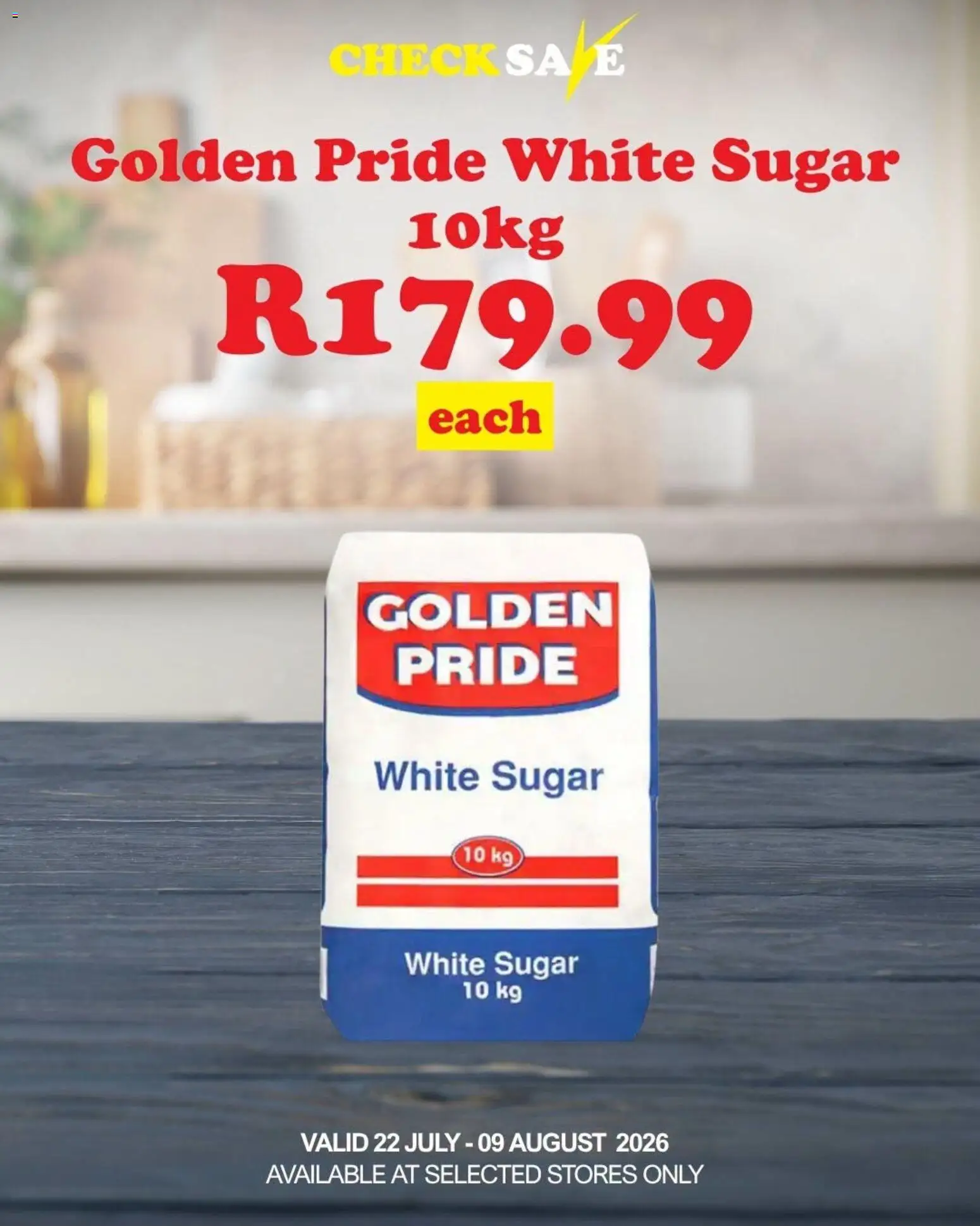 New Check Save catalogue – valid from 23/07/2026 | Page: 12 | Products: Sugar