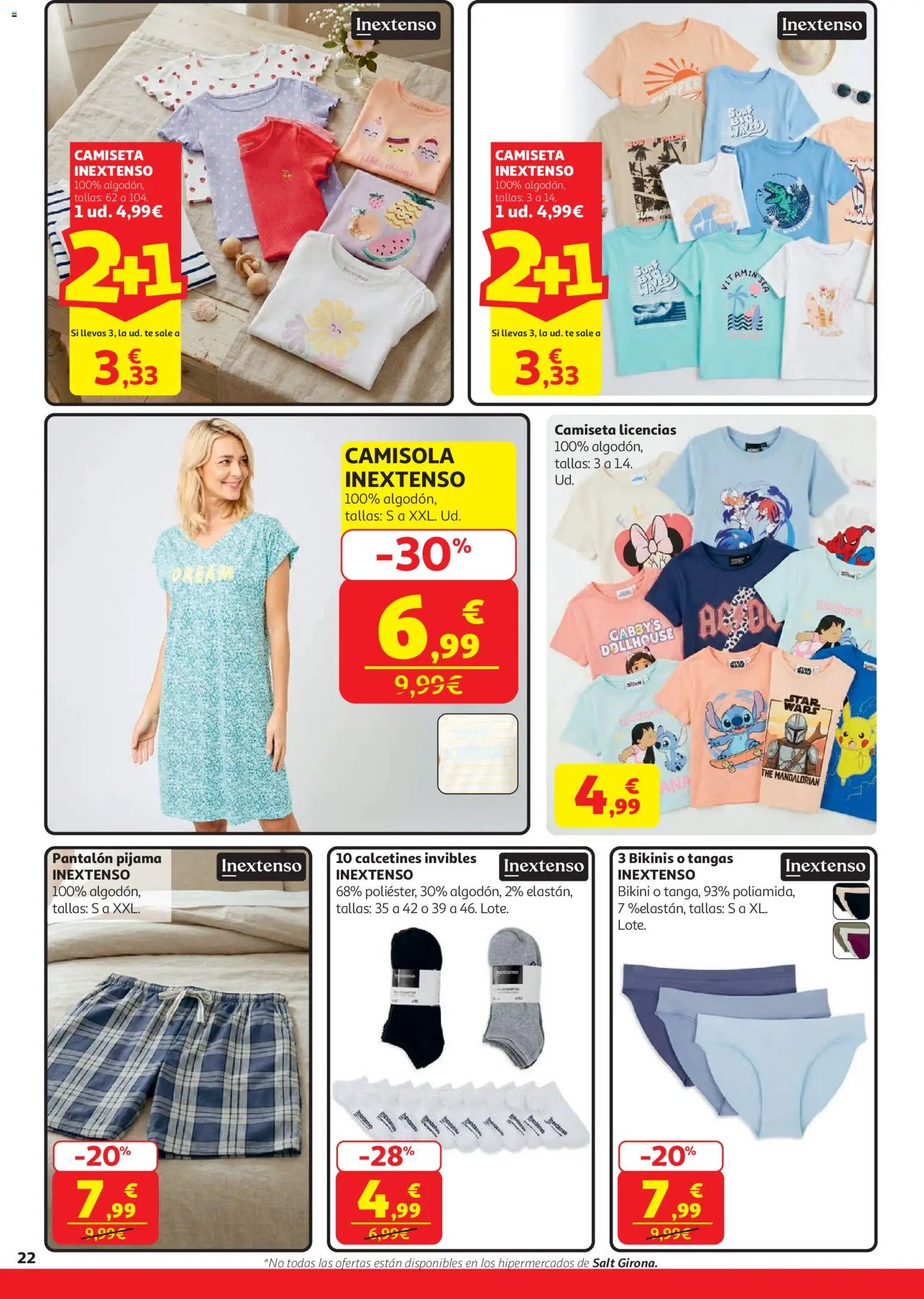 Alcampo HP Unico │ válido desde el 07.04.2026 | Página: 22 | Productos: Pijama, Té