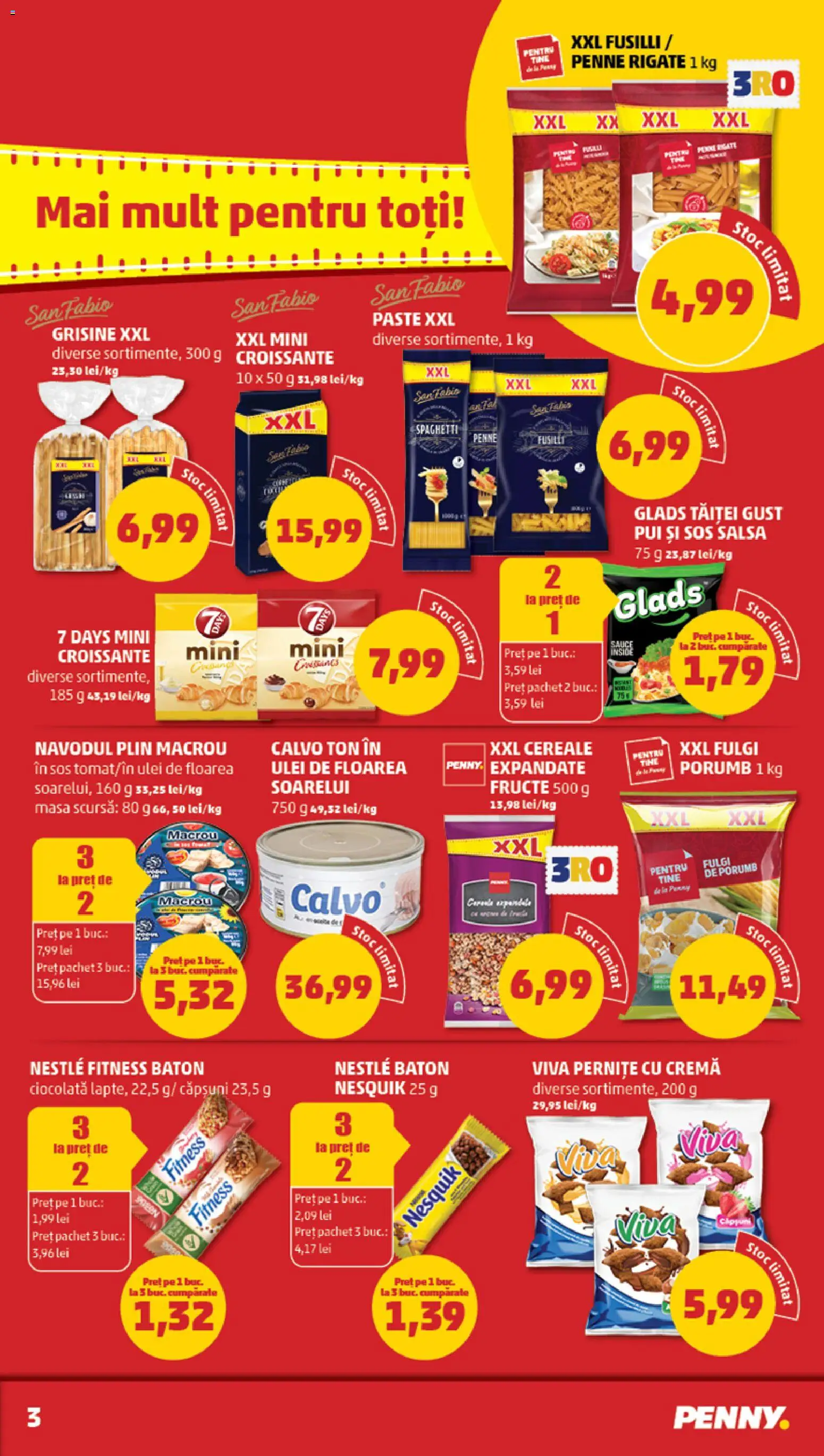 Noul catalog PENNY – valabil de la 15.07.2026 | Pagină: 3 | Produse: Pui, Cremă, Cereale, Porumb