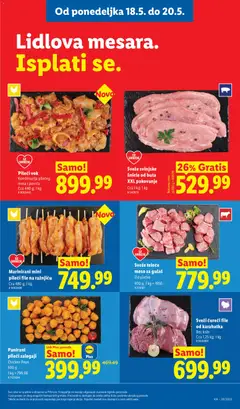 Sveži ćureći file od karabatka, Bez kože Cca 1,25 kg - pregled Lidl kataloga - važi od 14.05.2026 | Strana: 91