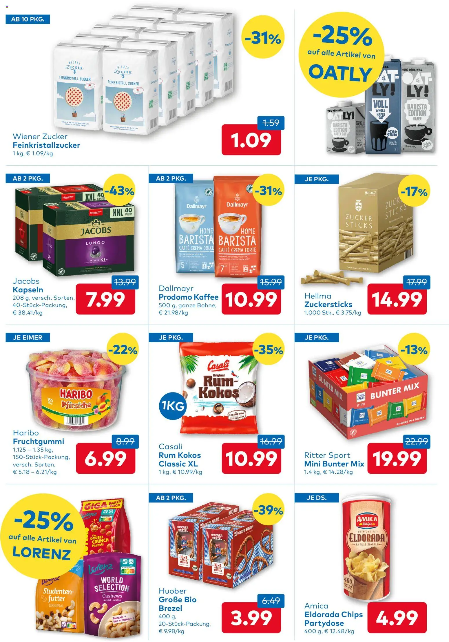 T&G Flugblatt gültig ab 07.05.2026 | Seite: 4 | Produkte: Chips, Zucker, Kaffee
