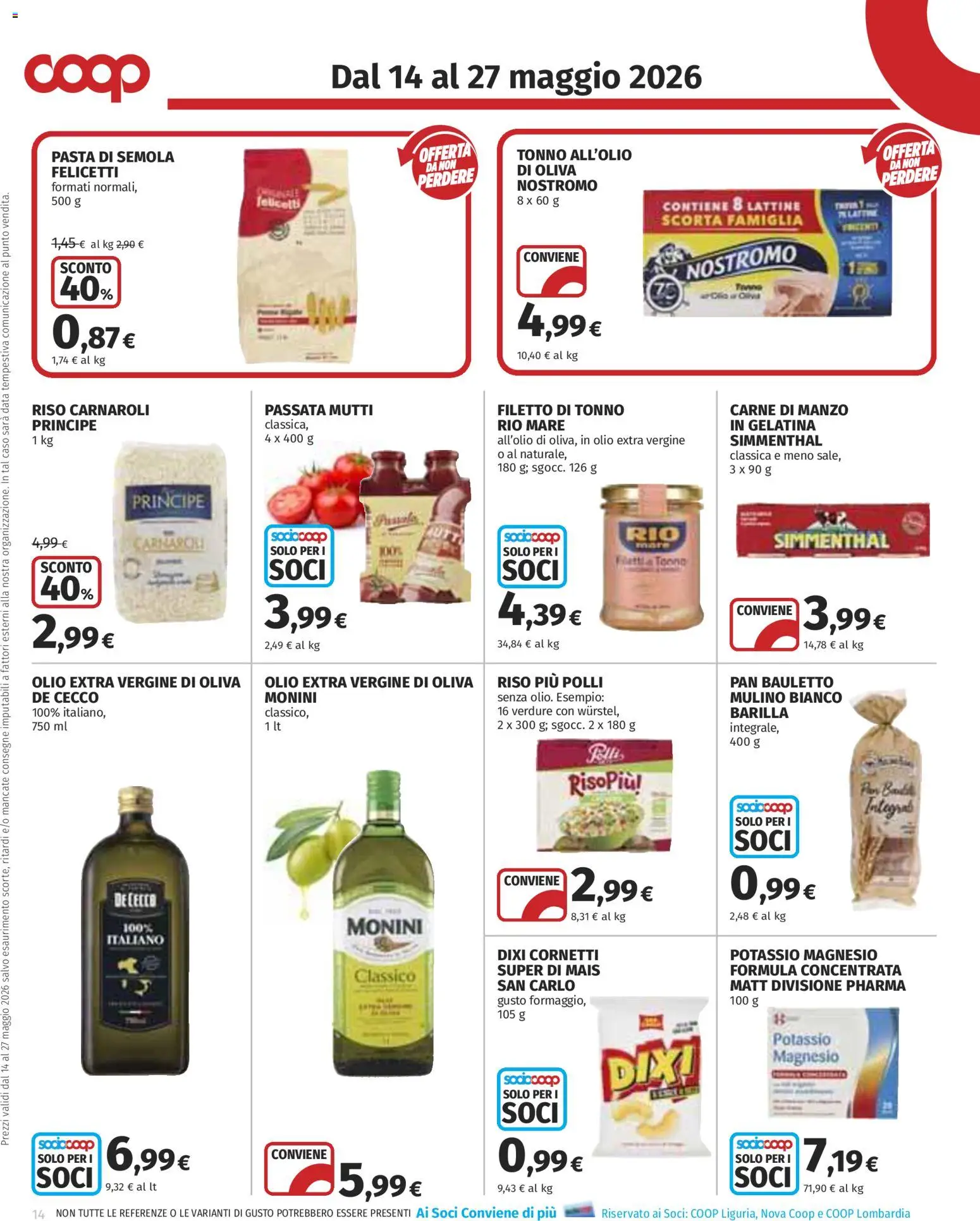 Volantino COOP del 14.05.2026 | Pagina: 14