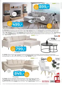 XXXL Lutz Nr. 1 beim Preis 30 Jahre ab 22.03.2026 gültig | Seite: 23 | Produkte: Ecksofa, Wohnwand, Bett, Kissen