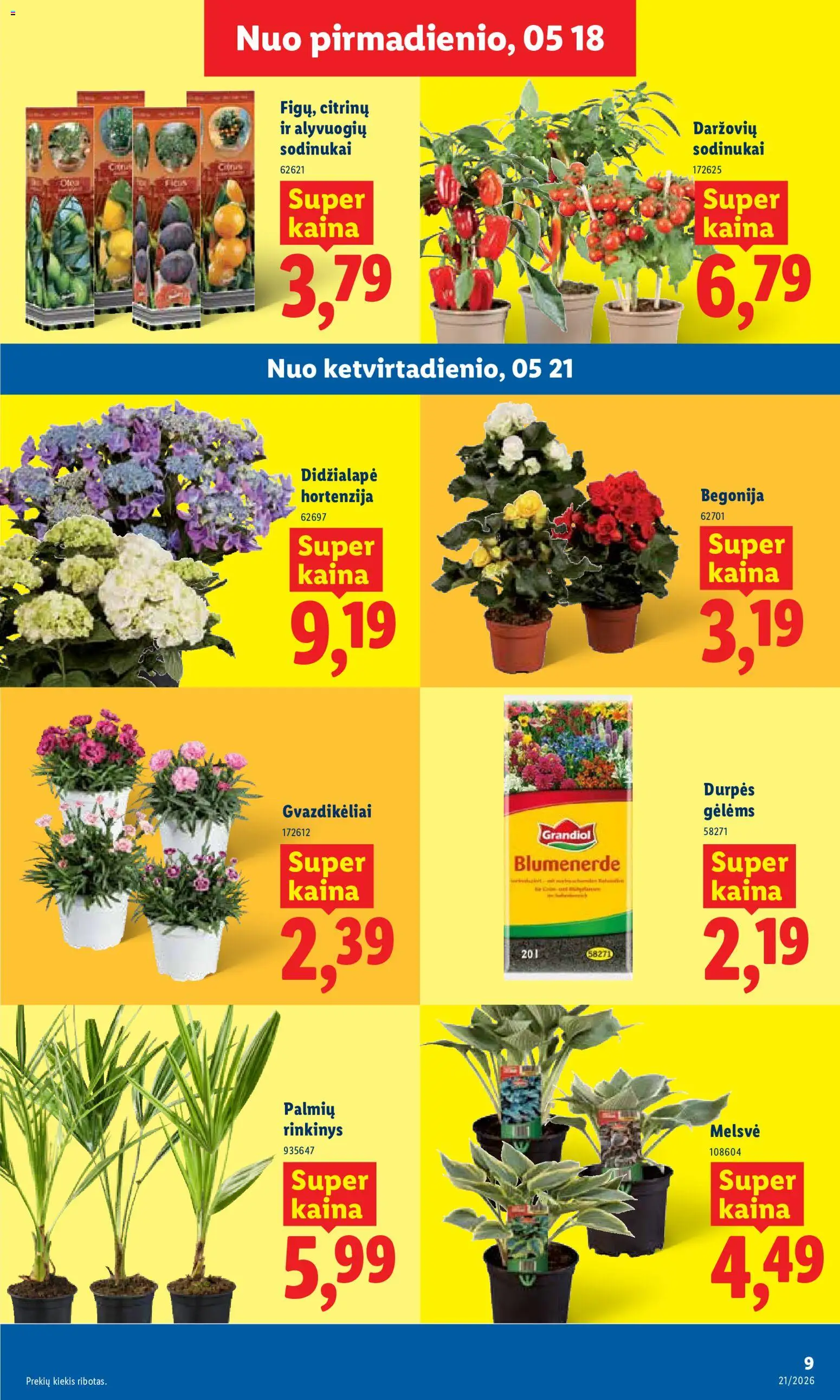 LIDL akcijos nuo 18.05.2026 | Puslapis: 9