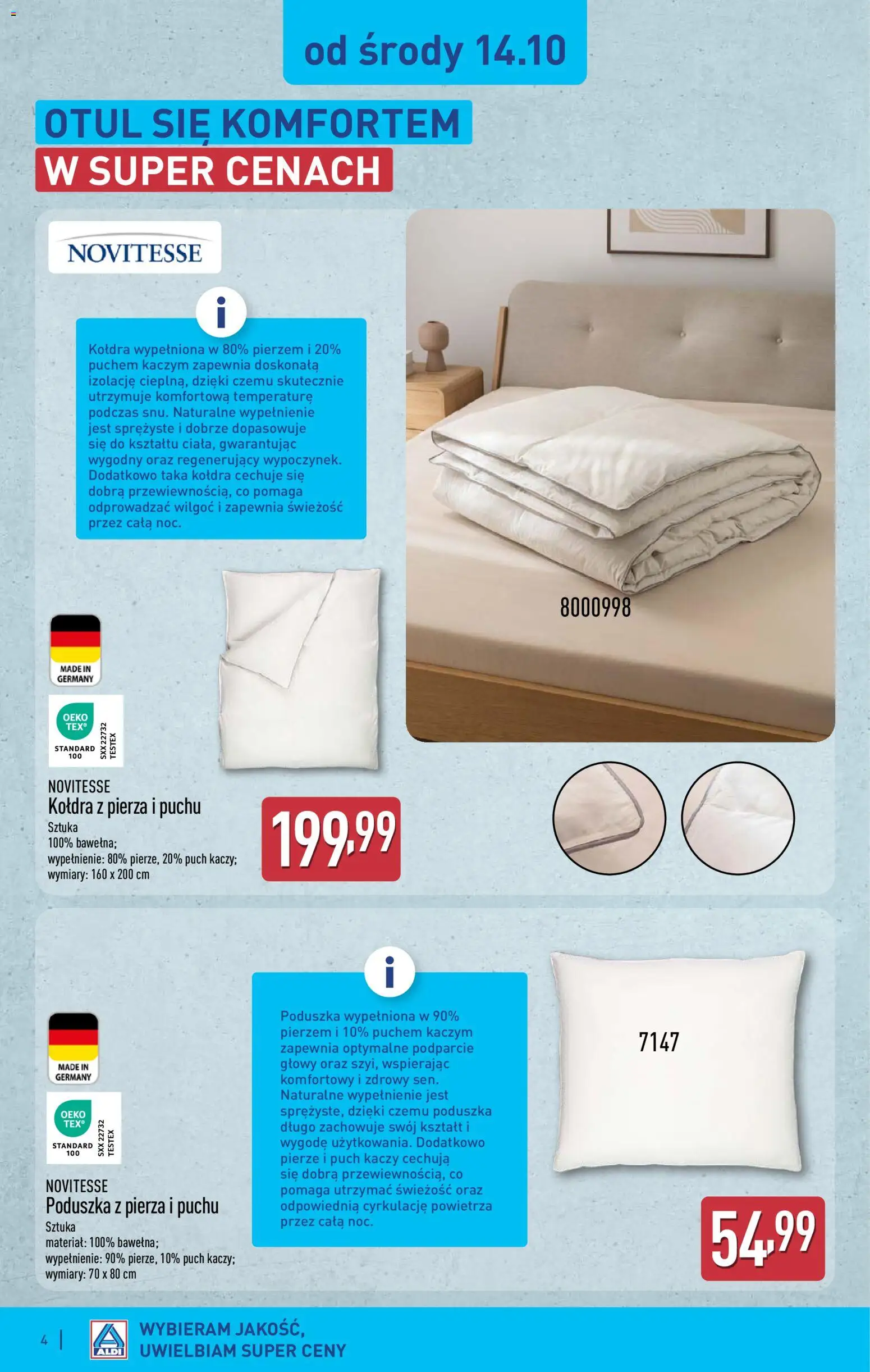 Aldi Polsko leták - Ostatnie sztuki w wybranych sklepach od 14.10.2026 | Strana: 4