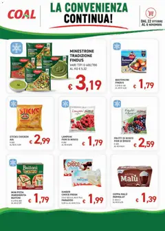 Anteprima del volantino Coal volantino La Convenienza Continua valido a partire dal 22/10/2026 | Pagina: 2 | Prodotti: Minestrone, Legumi, Frutti di bosco, Lamponi