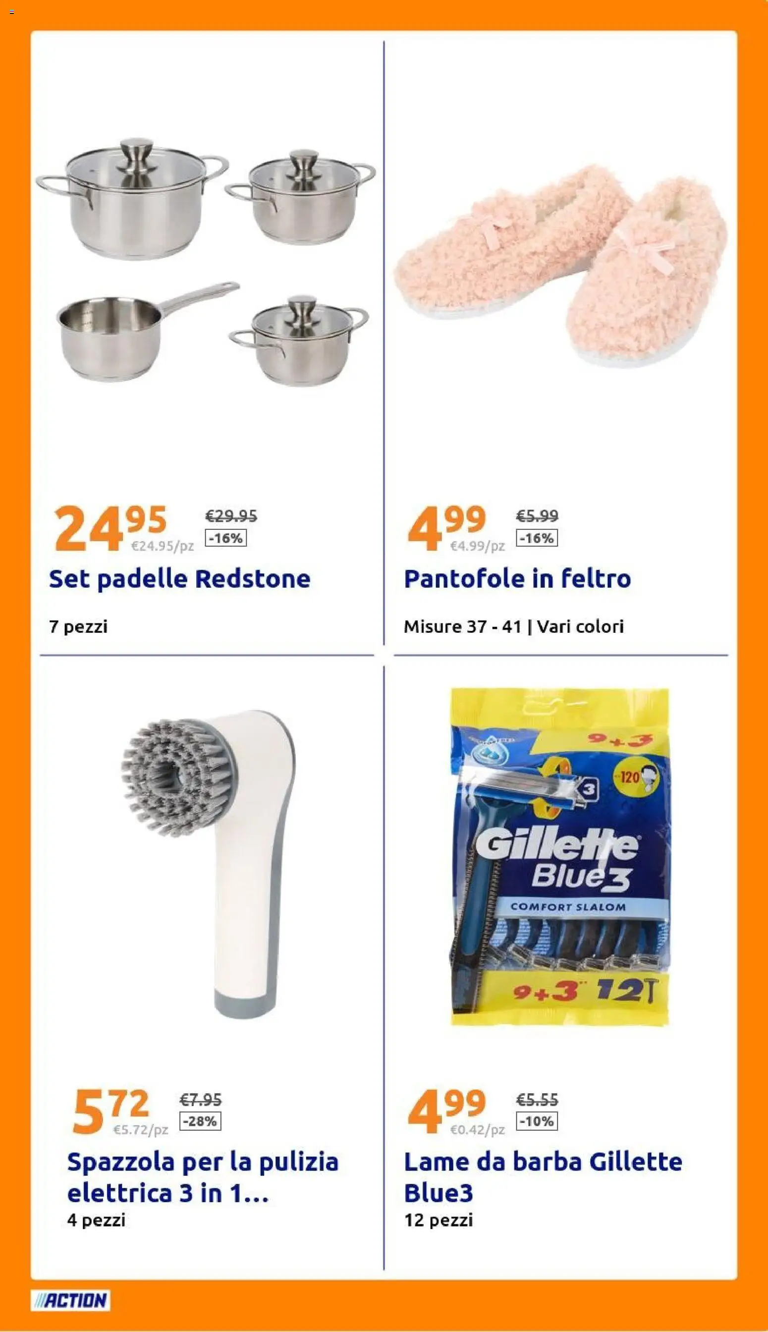 Volantino Action del 19/08/2026 | Pagina: 29 | Prodotti: Spazzola, Pantofole
