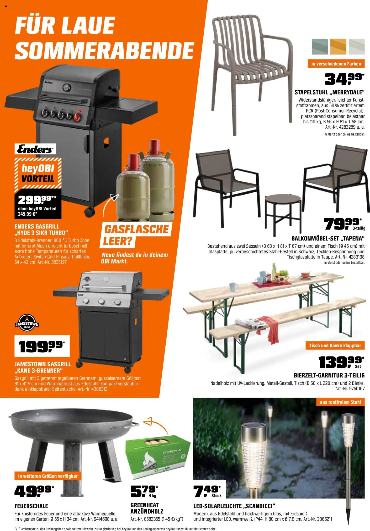 OBI Flugblatt gültig ab 01.06.2026 | Seite: 2 | Produkte: Grill, Tisch
