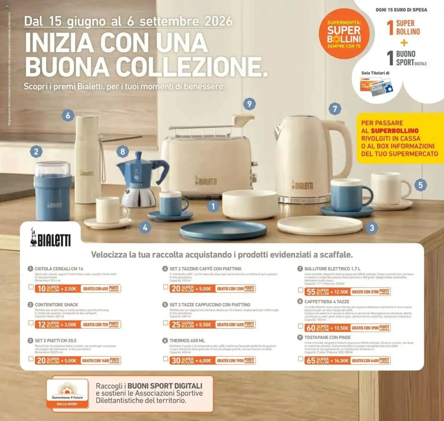 Volantino Conad del 29/07/2026 | Pagina: 19 | Prodotti: Frutta, Contenitore, Bollitore, Pinze