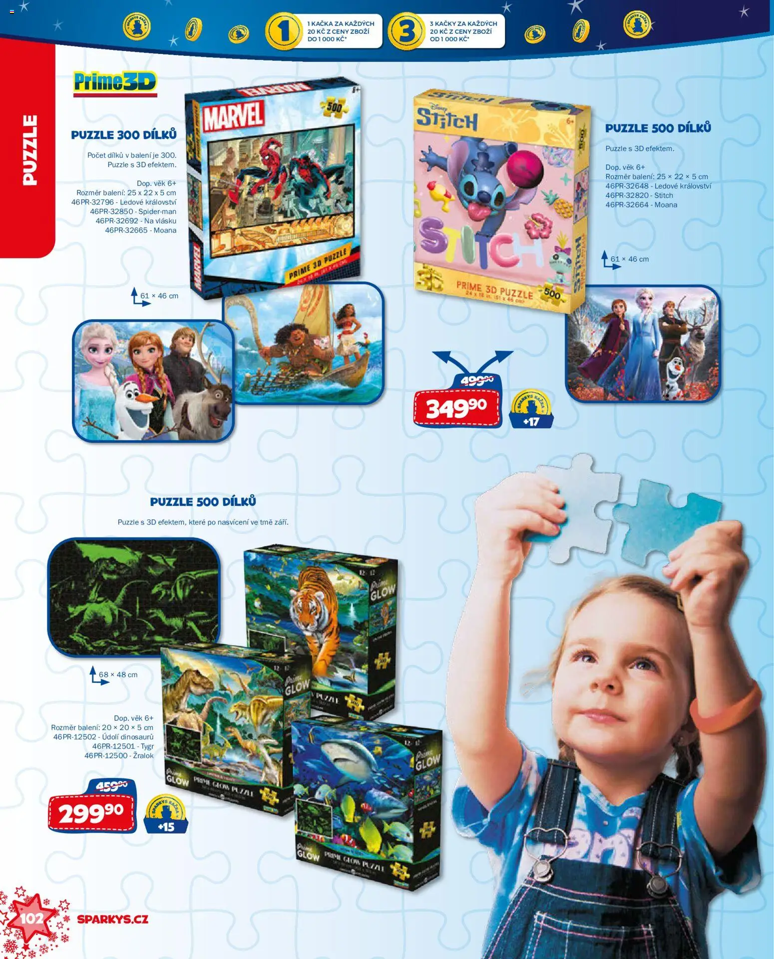 Sparkys katalog Vánoce 2026 od 01.10.2026 | Strana: 102 | Produkty: Puzzle, Stitch
