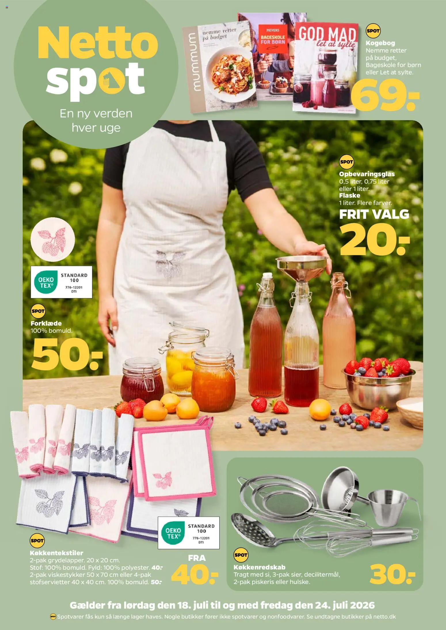 Netto tilbudsavis – gyldig fra 18/07/2026 | Side: 21 | Produkter: Stof, Viskestykker, Piskeris