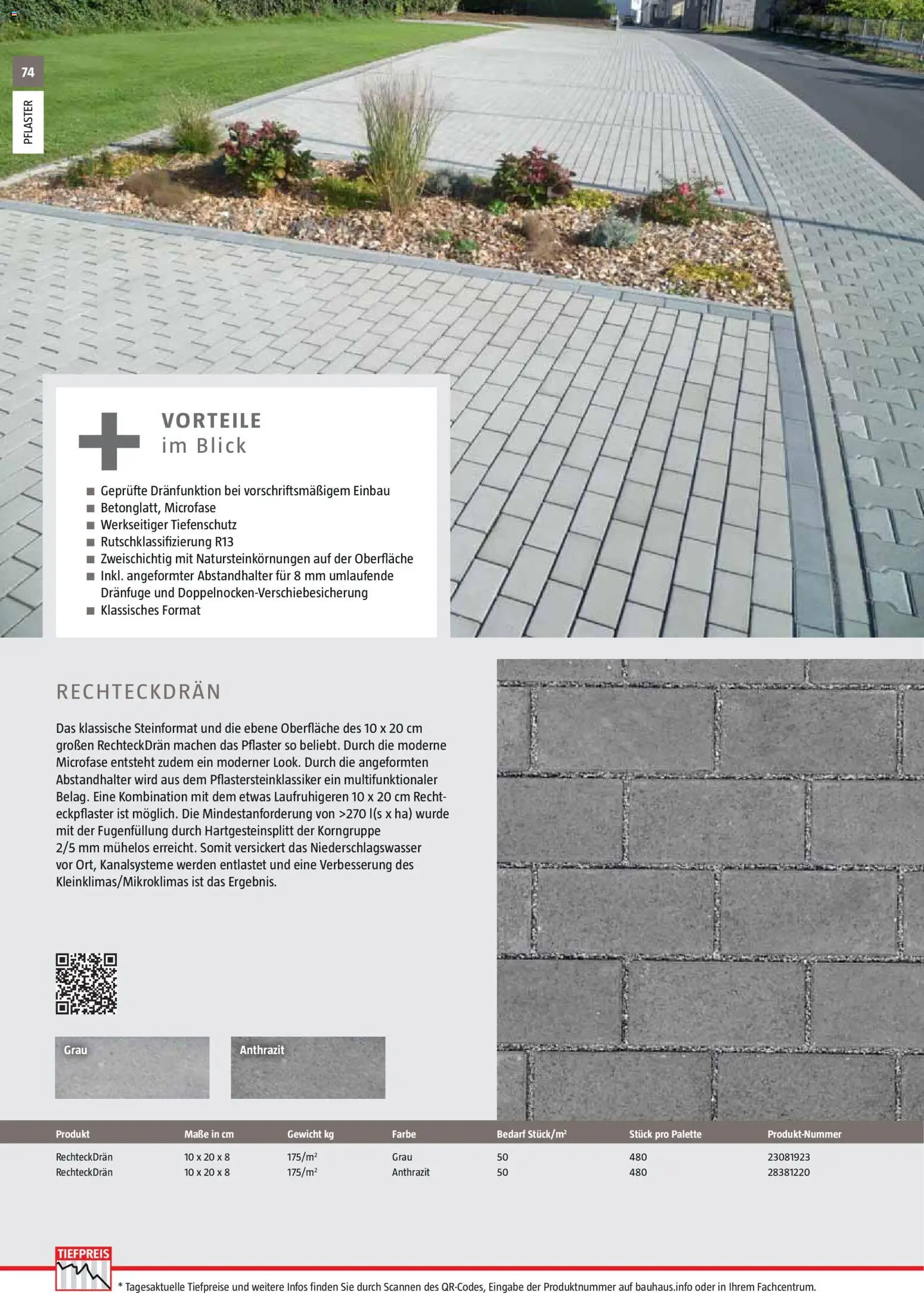 Bauhaus Gartenbaumaterialien gültig ab 01.04.2026 | Seite: 74 | Produkte: Gewicht