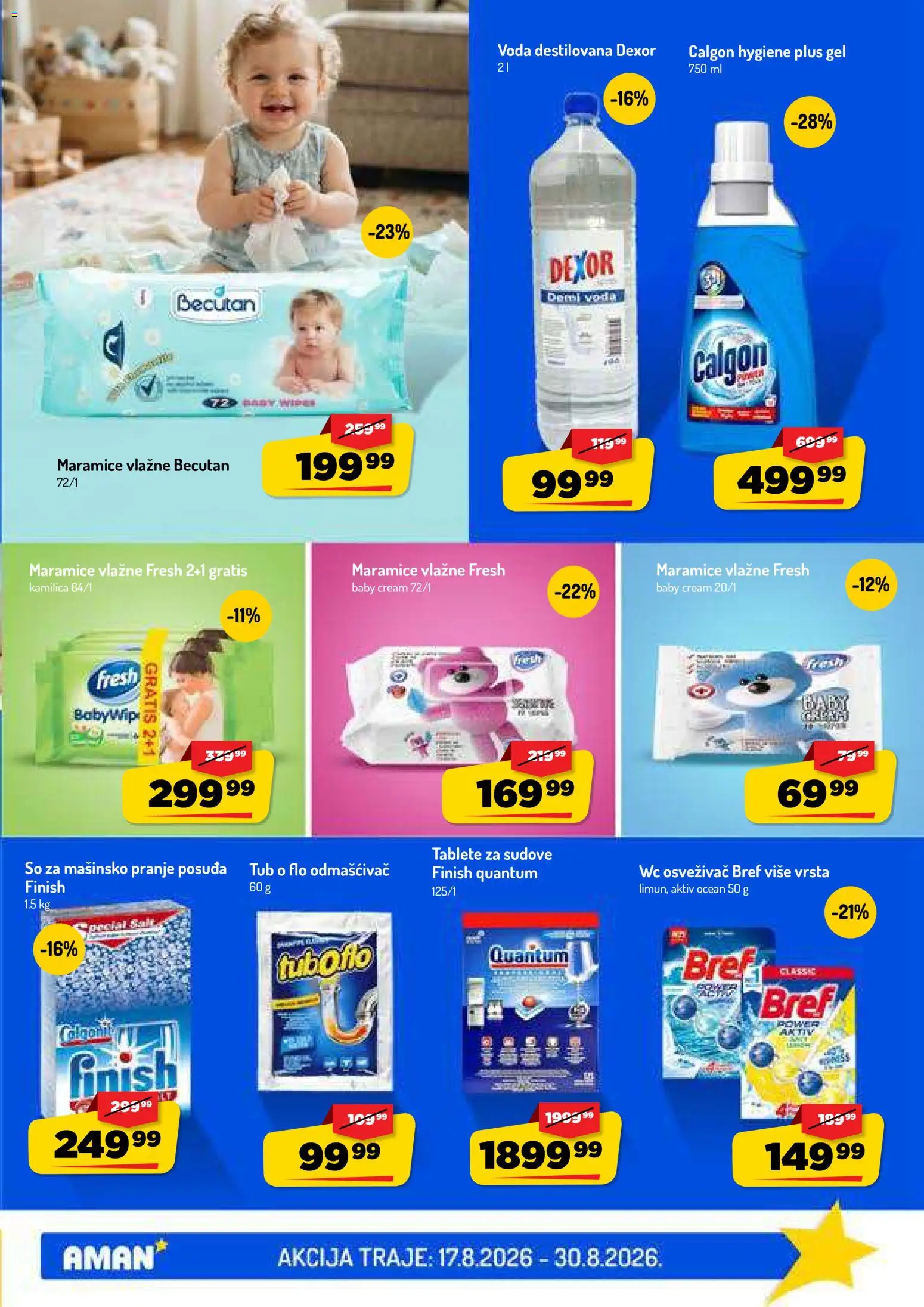 Aman katalog - važi od 17.08.2026 | Strana: 39 | Proizvode: Bref, Finish, Wc, Voda