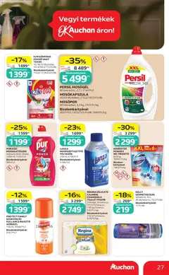 Auchan akciós újság - amely érvényes a következő dátumtól: 18.06.2026 | Oldal: 27