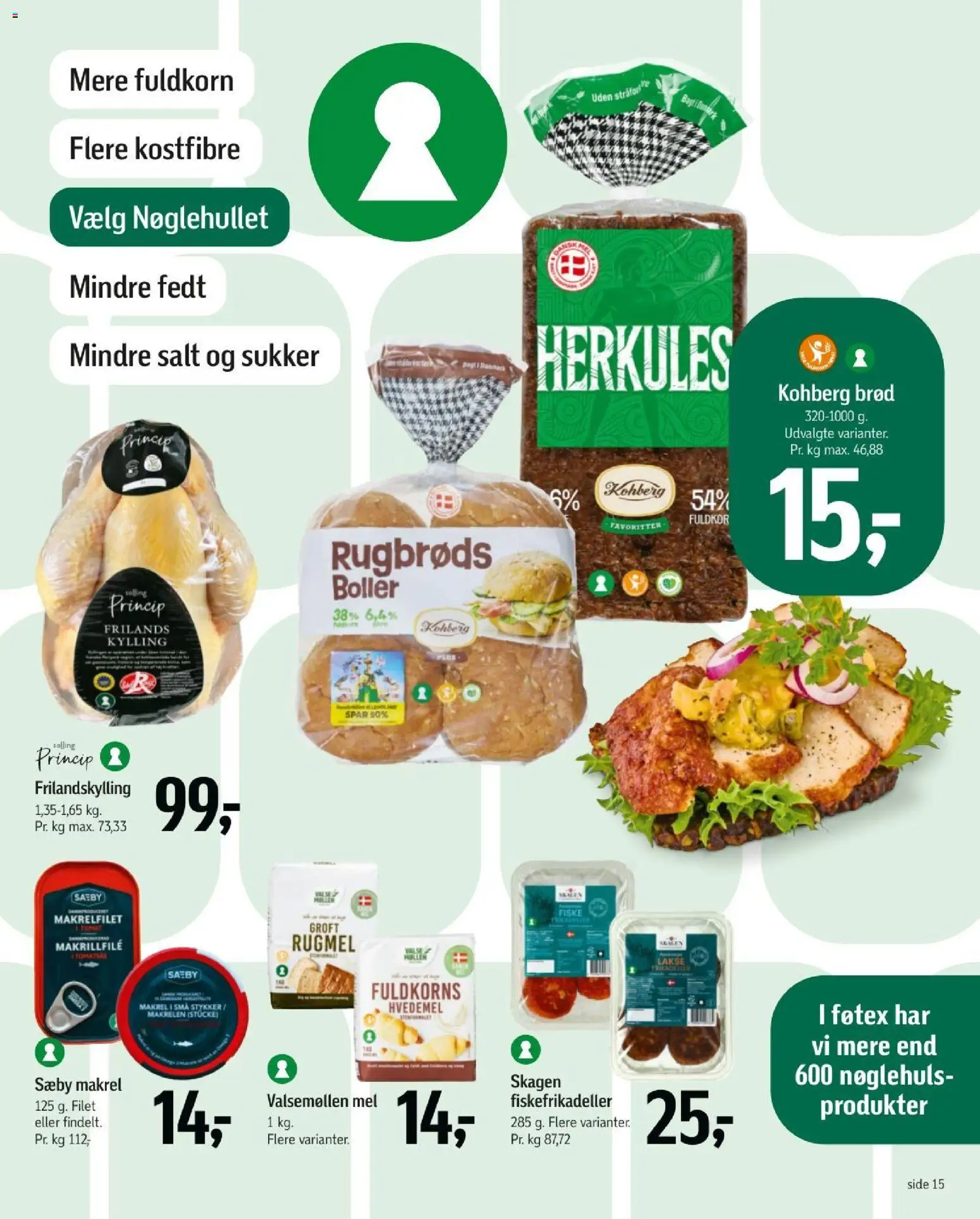 Føtex tilbudsavis – gyldig fra 31/07/2026 | Side: 17 | Produkter: Brød, Salt, Makrel, Sukker