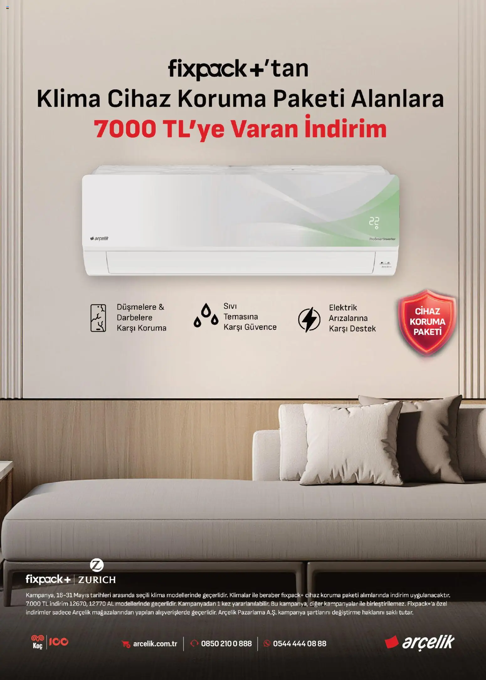Arçelik - İklimlendirme Kataloğu - 16.05.2026 tarihinden itibaren geçerlidir | Sayfa: 39