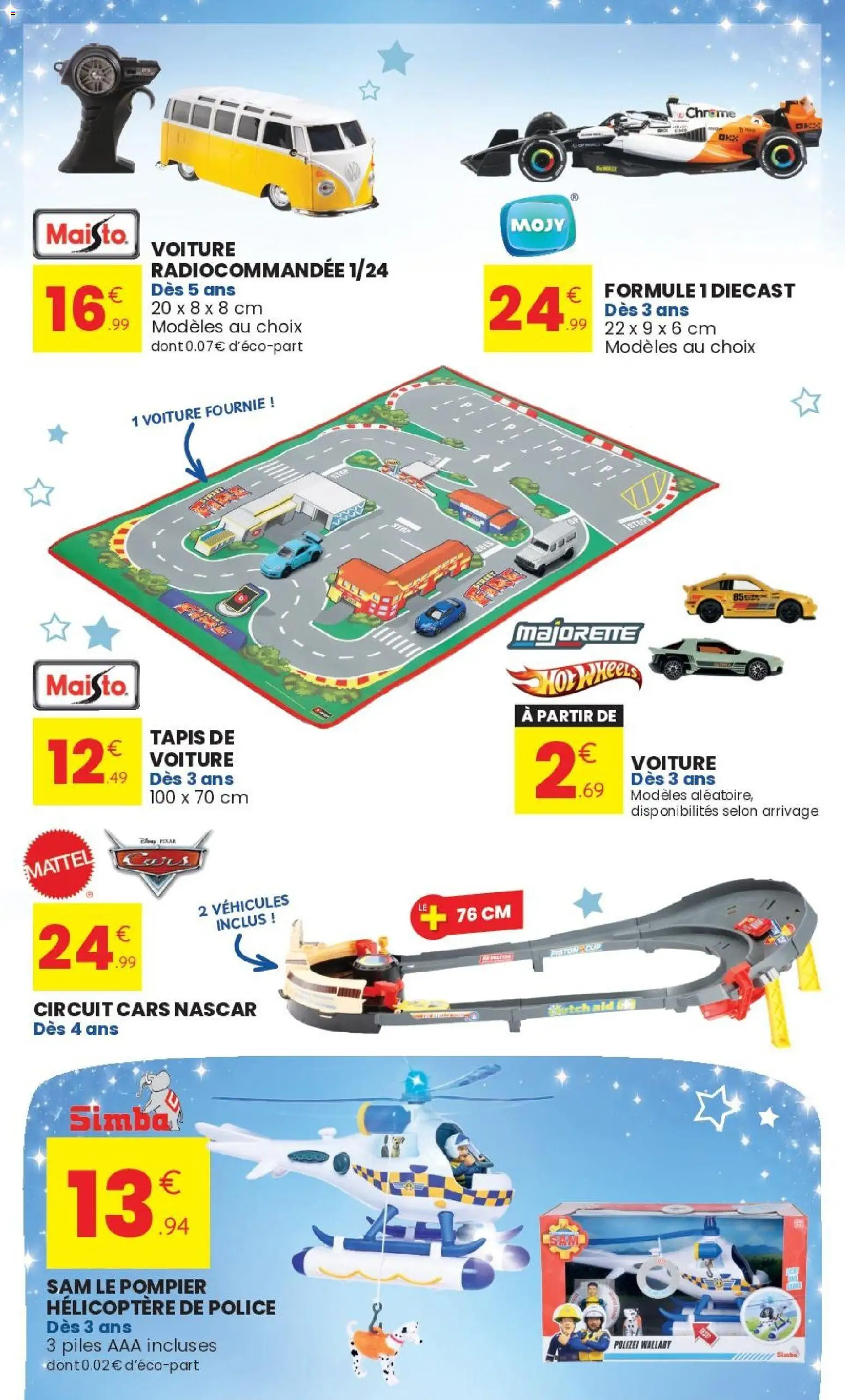 {H1} | Page: 6 | Produits: Tapis de voiture, Hélicoptère, Tapis, Piles