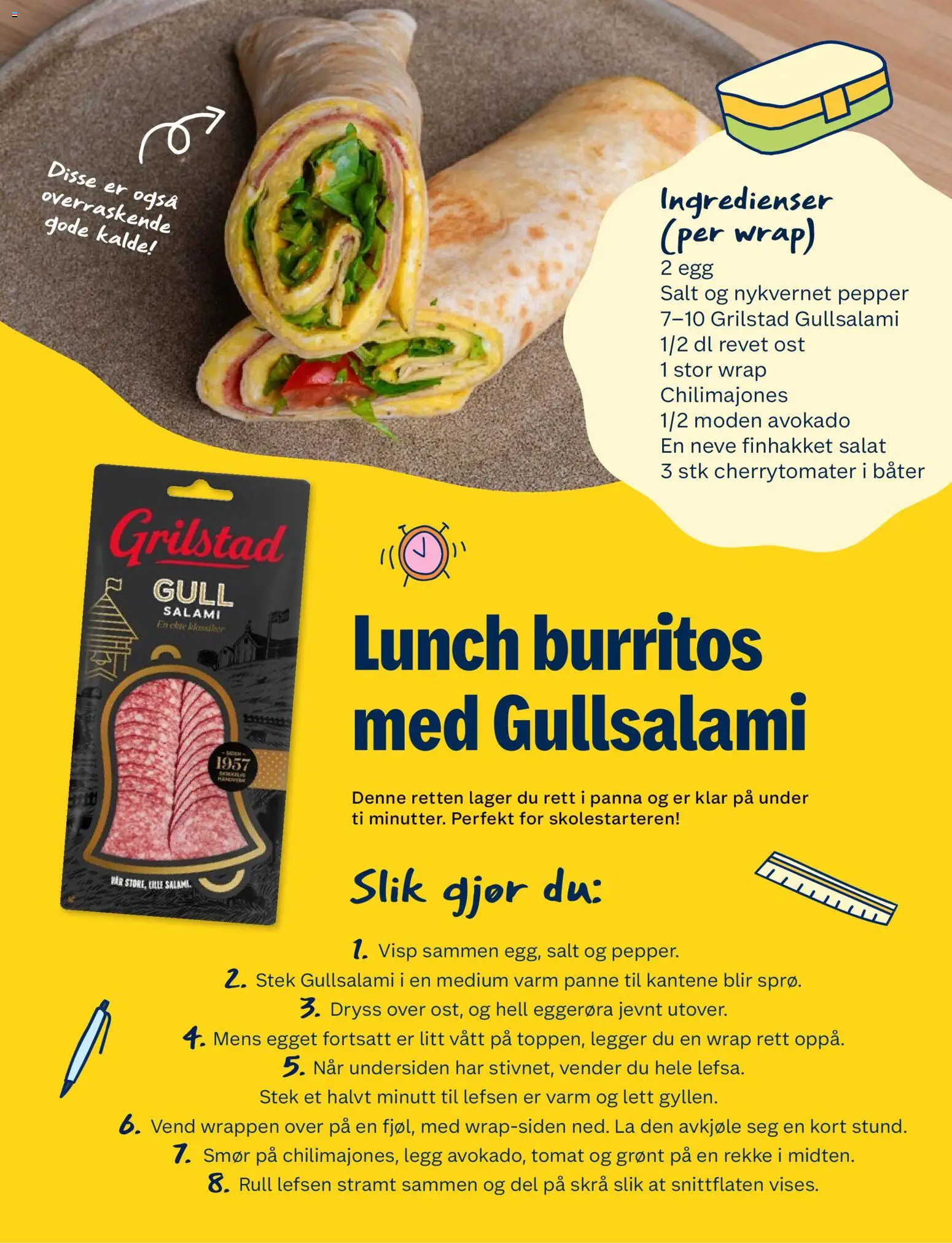 {H1} | Side: 11 | Produkter: Visp, Salami, Avokado, Tomat